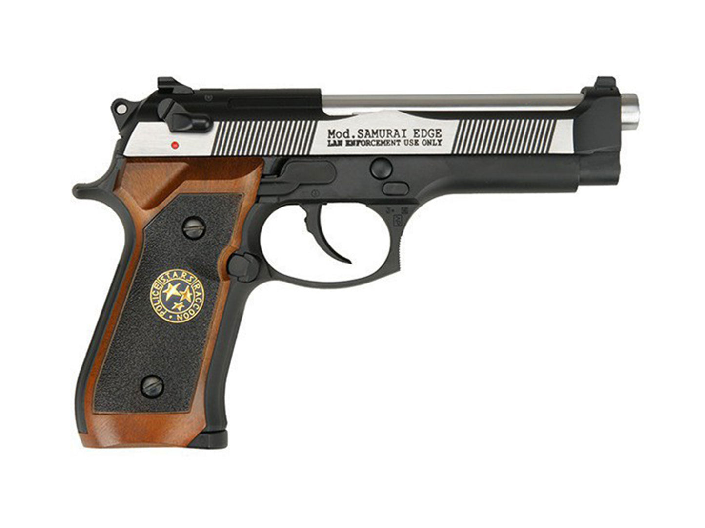 WE Samurai Edge Biohazard M9 Gas Blowback Airsoft Pistol.