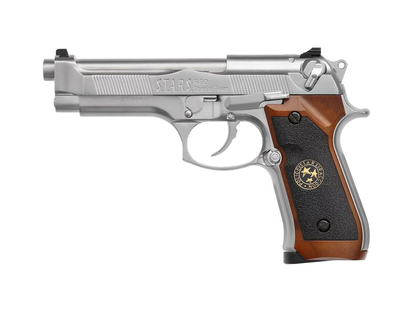 WE Samurai Edge Biohazard M9 Gas Blowback Airsoft Pistol.