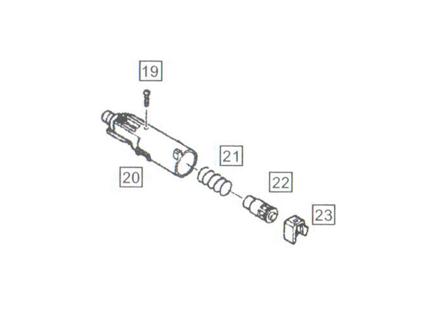 WE MEU / MEU Rail ( SOC ) M1911A1 Series Airsoft Pistol Replacement Part.