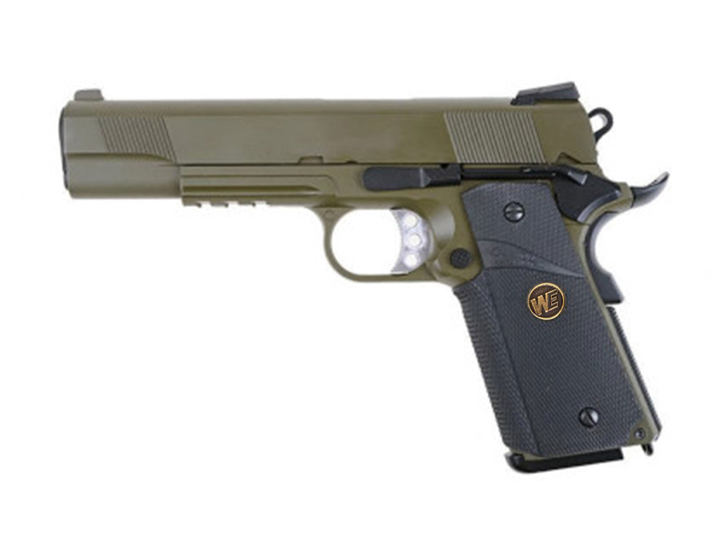 WE MEU Rail ( SOC ) M1911A1 Gas Blowback Airsoft Pistol.