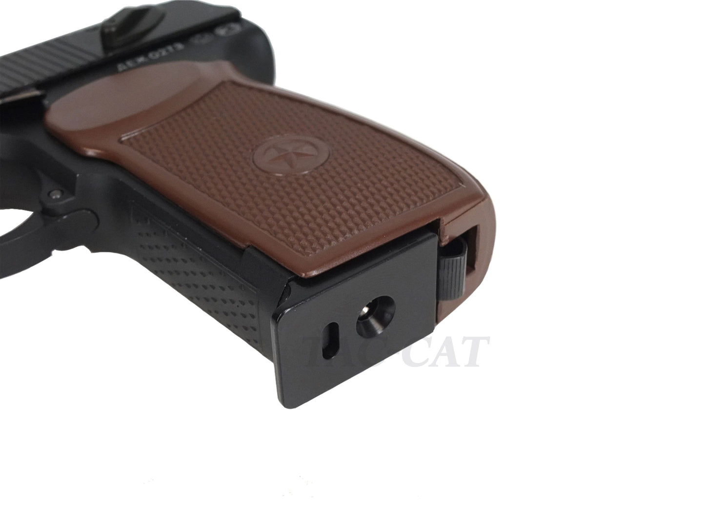 WE マカロフ Makarov ハンドガン 用 PM スタイル ベークライト調グリップ.