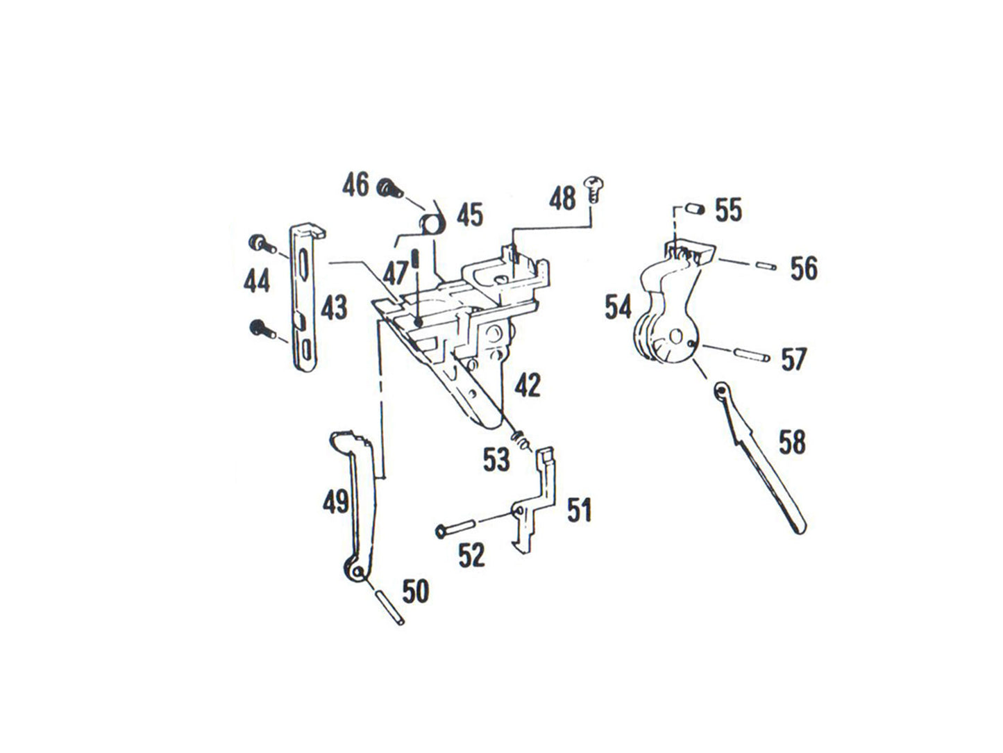 WE Luger 루거 P08 Series 블로우백 가스건 순정부품.