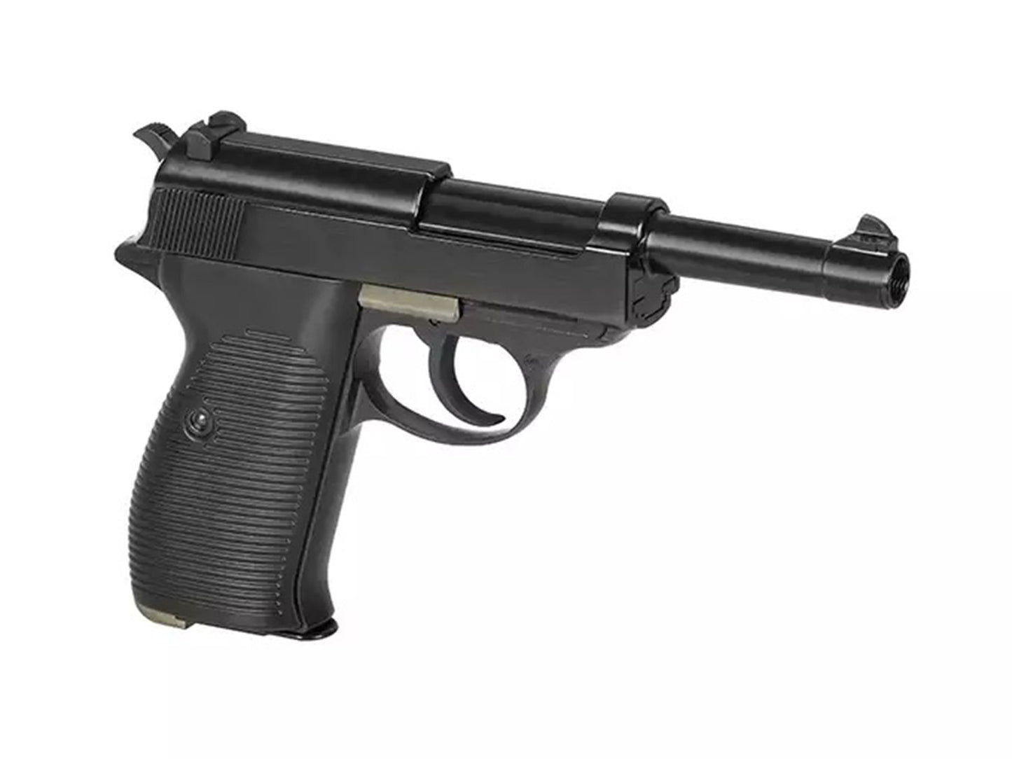 WE WALTHER P38 ( P38-L ) Gas Blowback Airsoft Pistol.