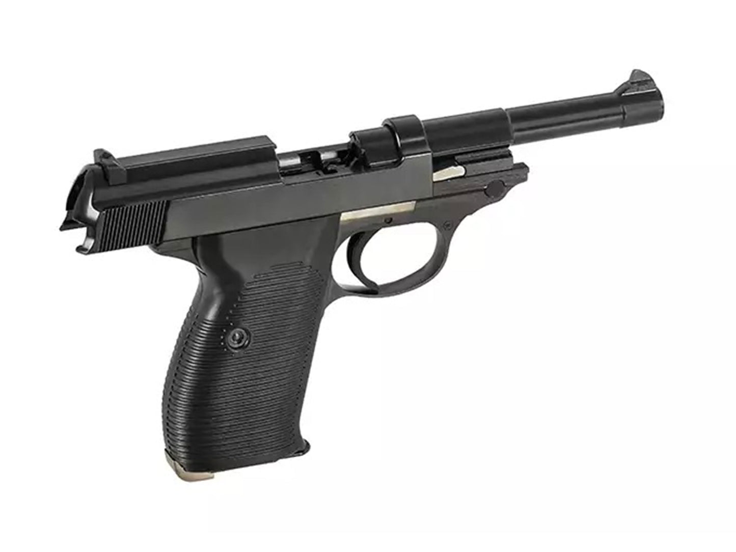 WE WALTHER P38 ( P38-L ) Gas Blowback Airsoft Pistol.