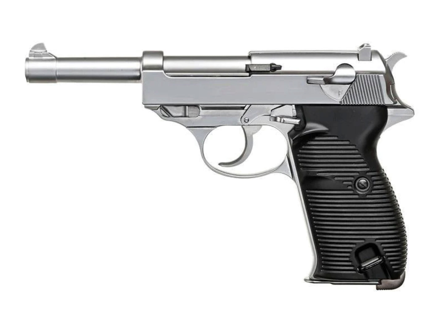WE WALTHER P38 ( P38-L ) Gas Blowback Airsoft Pistol.
