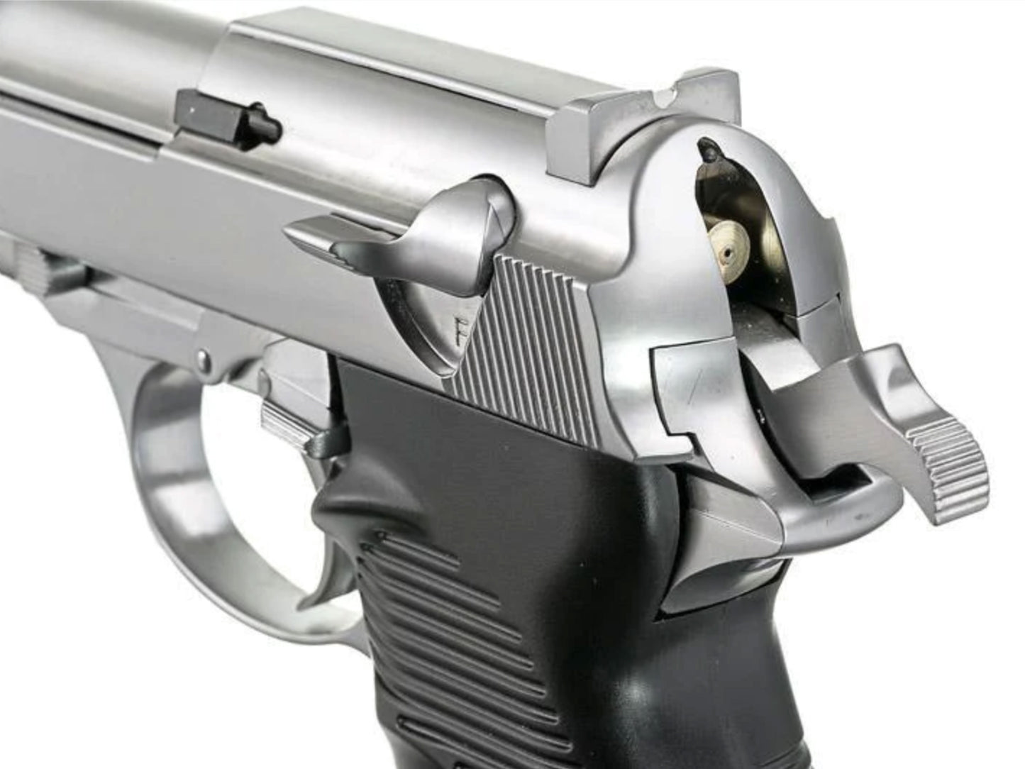 WE WALTHER P38 ( P38-L ) Gas Blowback Airsoft Pistol.
