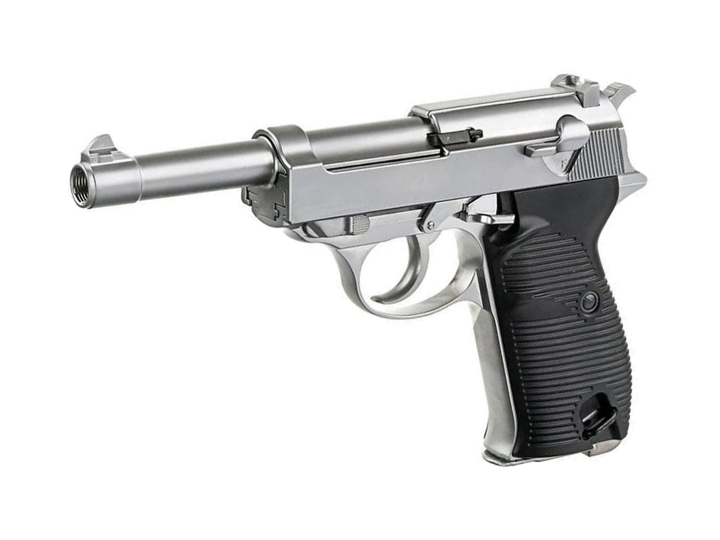 WE WALTHER P38 ( P38-L ) Gas Blowback Airsoft Pistol.