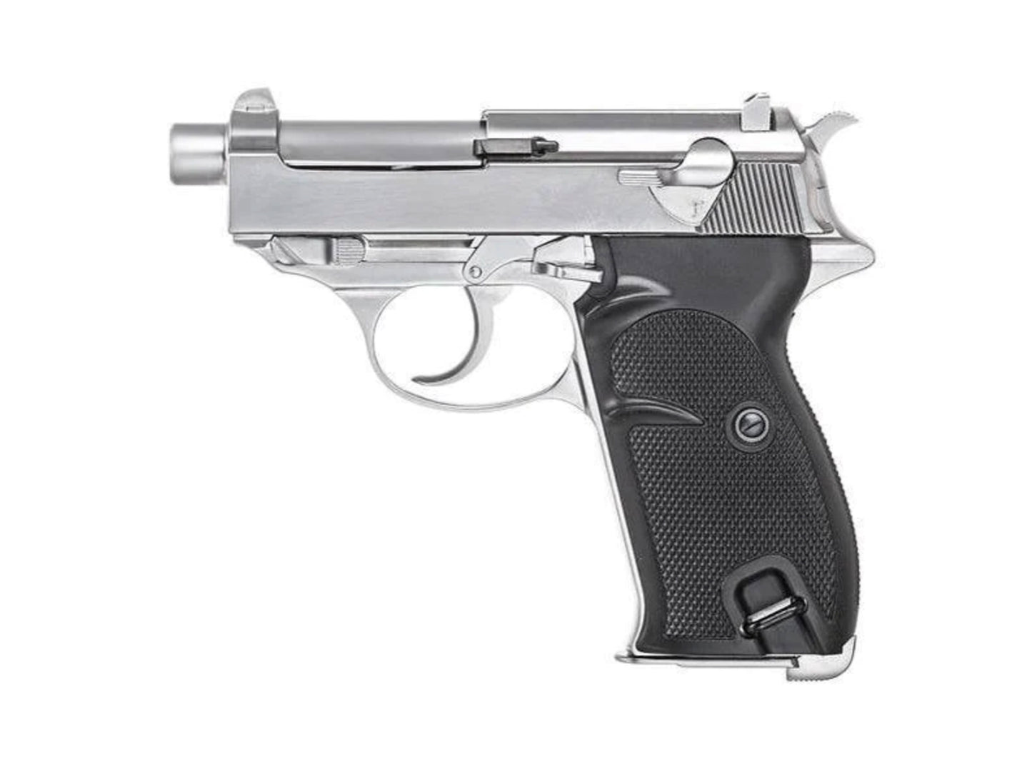WE WALTHER P38K Gas Blowback Airsoft Pistol.