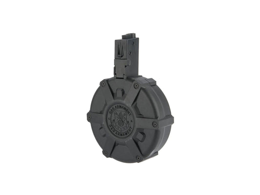 G&G ARP9 AEG 1500rds Manual Wind Drum Magazine.