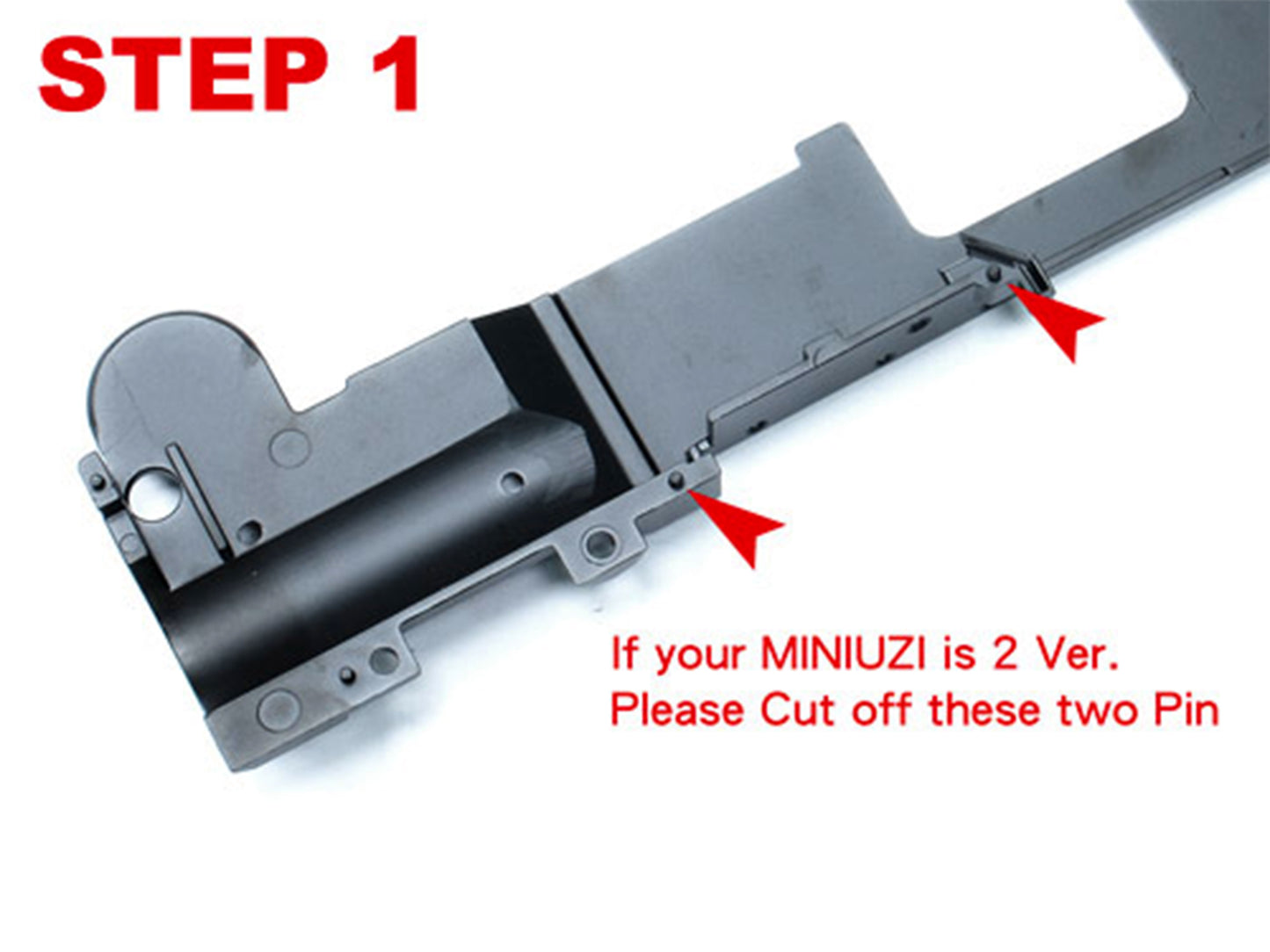 GUARDER Aluminum Receiver For WA / KWC Mini UZI SMG.