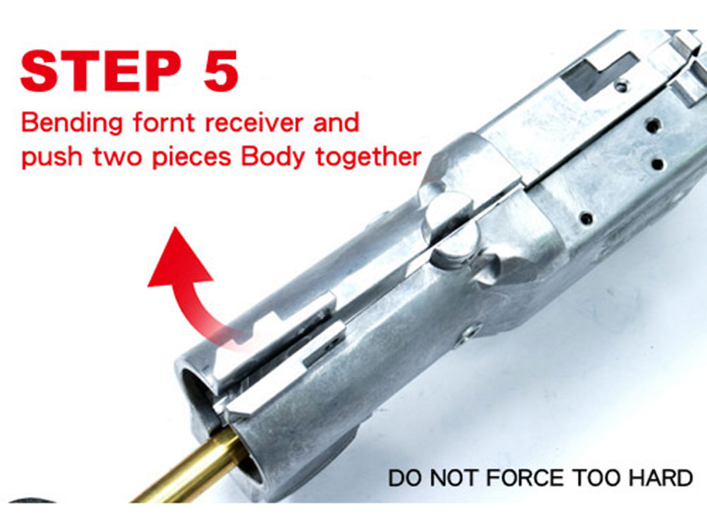 GUARDER Aluminum Receiver For WA / KWC Mini UZI SMG.
