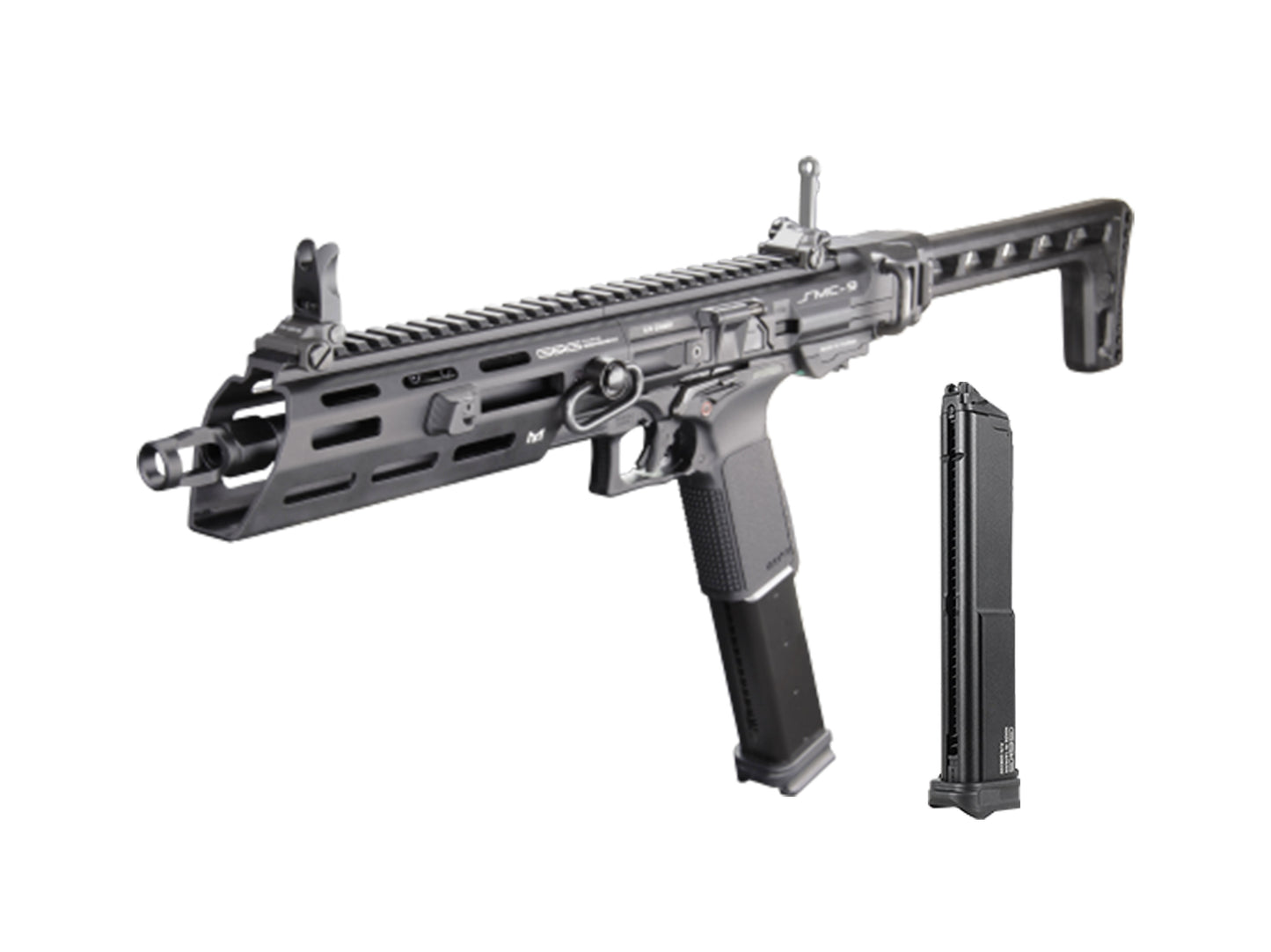 G&G SMC-9 Gas Blowback Airsoft SMG.