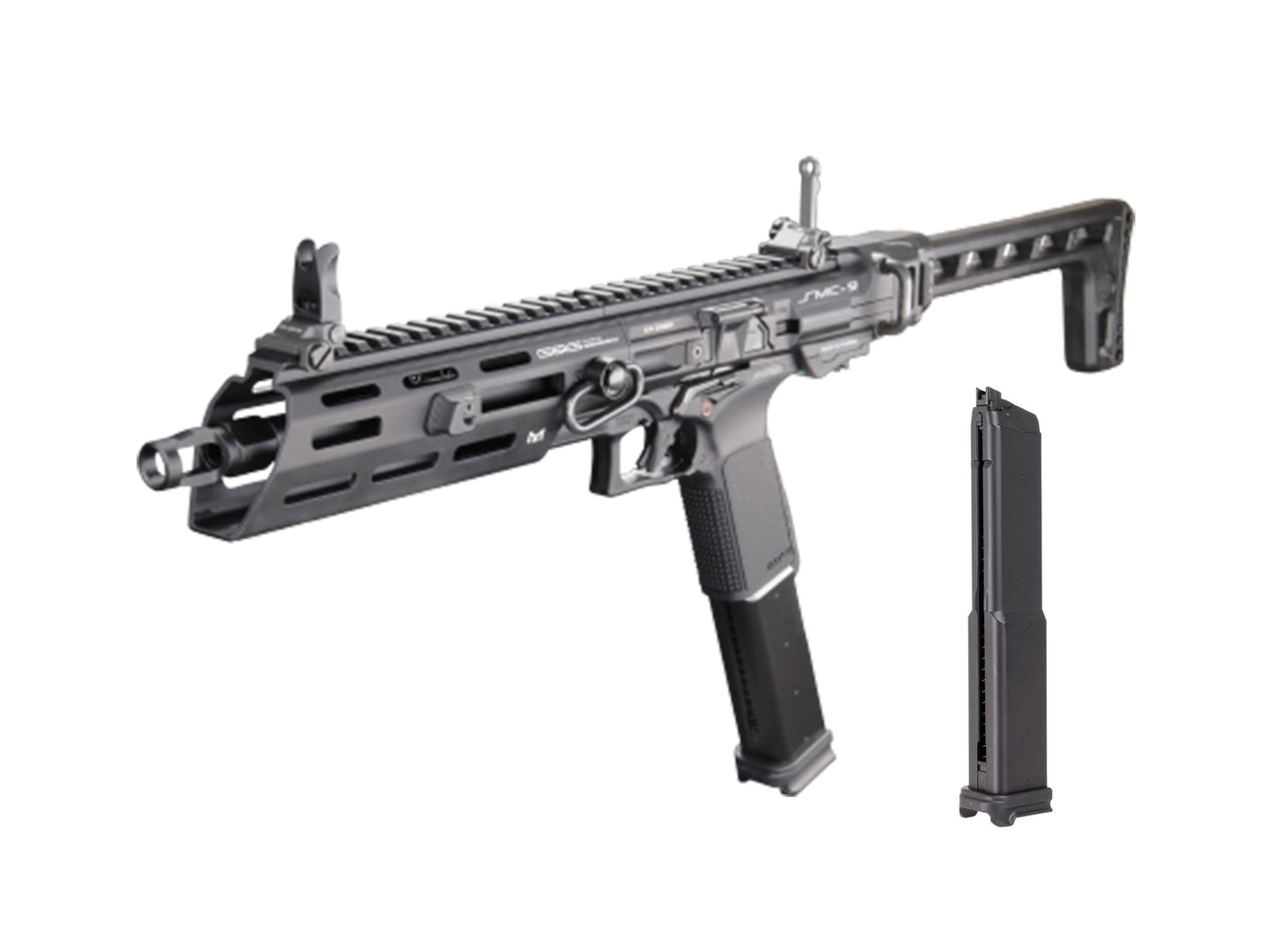 G&G SMC-9 Gas Blowback Airsoft SMG.