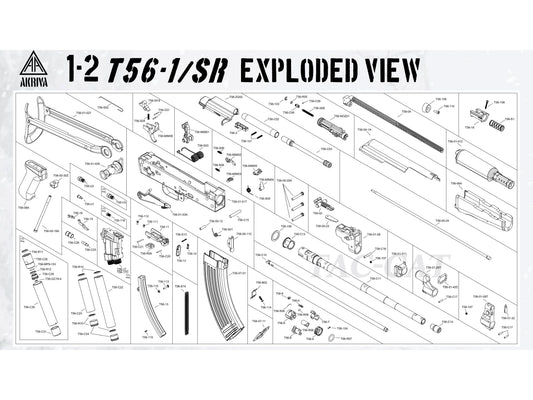 【純正部品】AKRIVA Type-56  シリーズ ライフル パーツ.