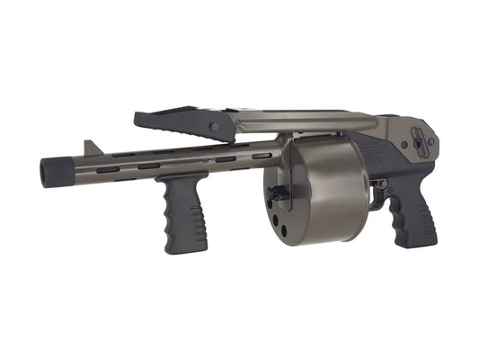 APS Striker-12 MKII Street Sweeper Airsoft Revolver Shotgun.