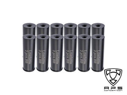 APS Striker-12 MKII Street Sweeper Airsoft Shotgun Shells. (3 BBs / 5 BBs)