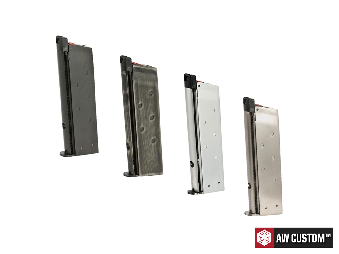 AW CUSTOM COLT M1911A1 Government series 15rds Airsoft Gas Magazine.