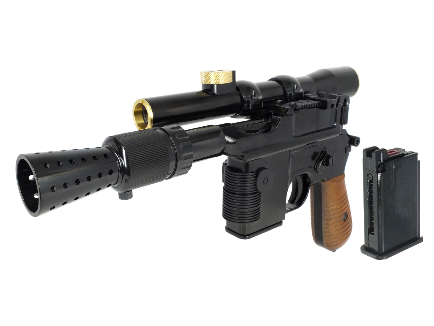 AW CUSTOM SW Han Solo DL-44 Heavy Blaster 스타워즈 블로우백 가스핸드건.
