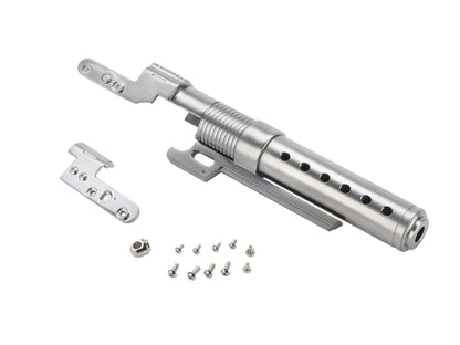 AW CUSTOM LUGER P08 6inch CNC A180 Gas Blowback Airsoft Pistol.