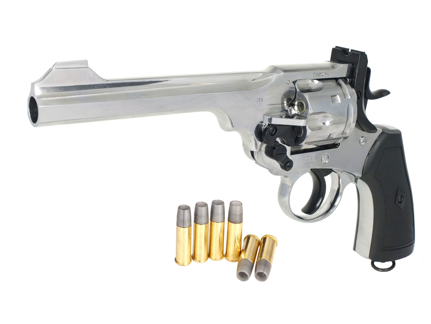 WinGun Webley MK VI .455 6inch Top-Break CO2 Airsoft Revolver.