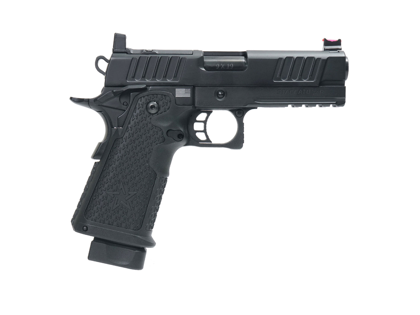 EMG STACCATO P CNC Gas Blowback Airsoft Pistol.