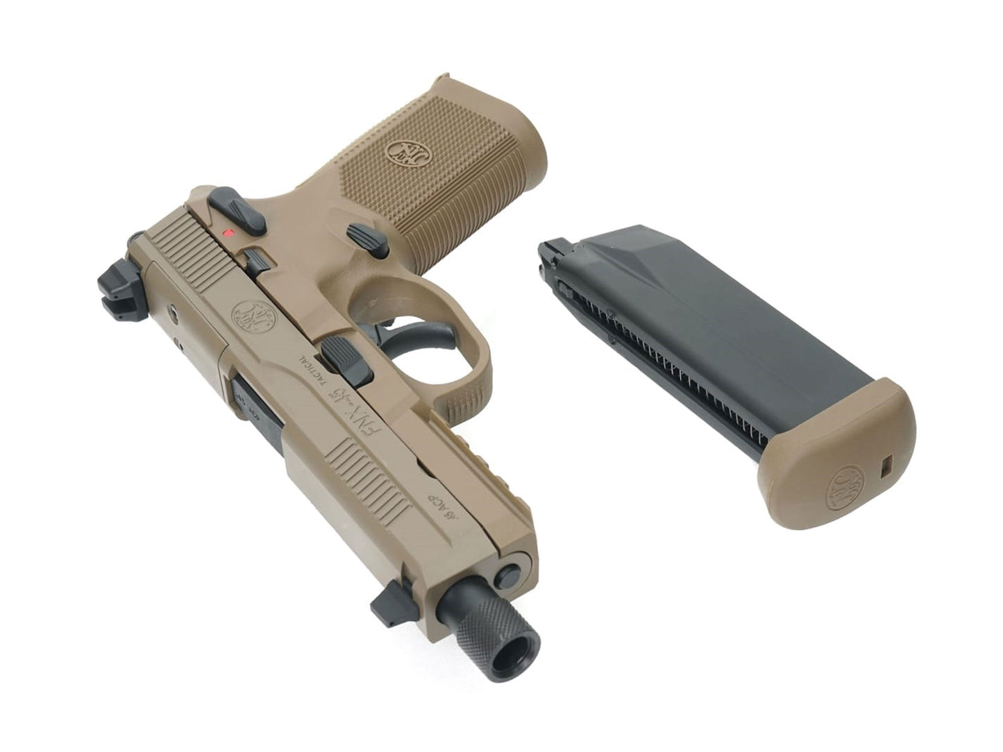 CYBERGUN | FN Herstal Licensed VFC FNX-45 Gas Blowback Airsoft Pistol.