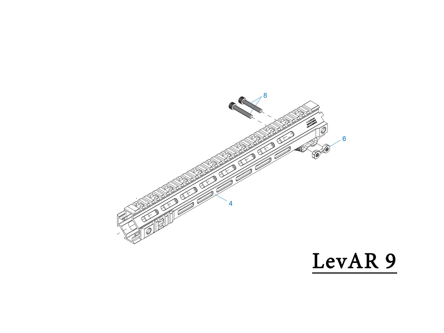 G&G LevAR Series Airsoft Gas Rifle Replacement Part.