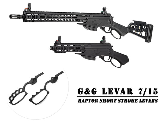 RAPTOR Short Stroke Levers for G&G LevAR Airsoft Gas Rifle Series.