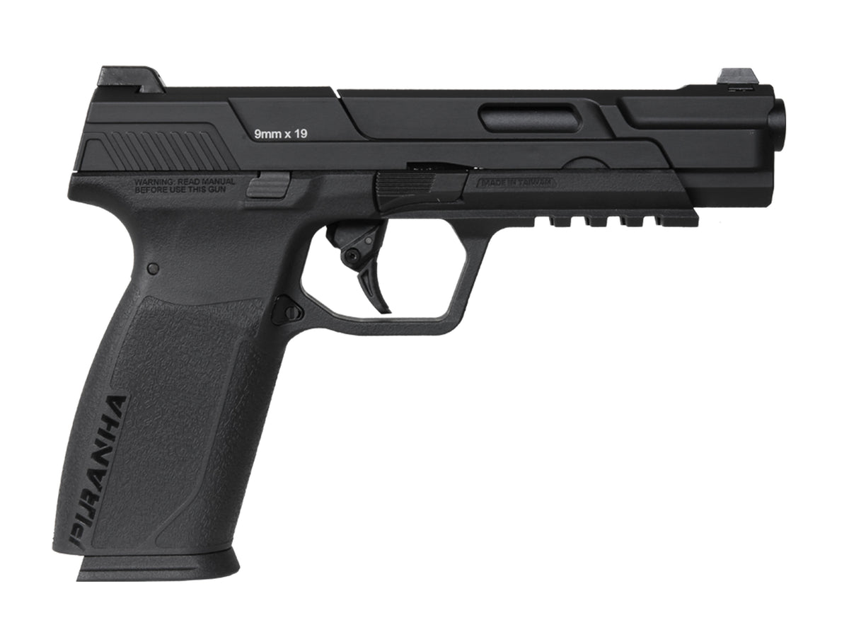 G&G Piranha MK I 가스 블로우백 에어소프트 권총.