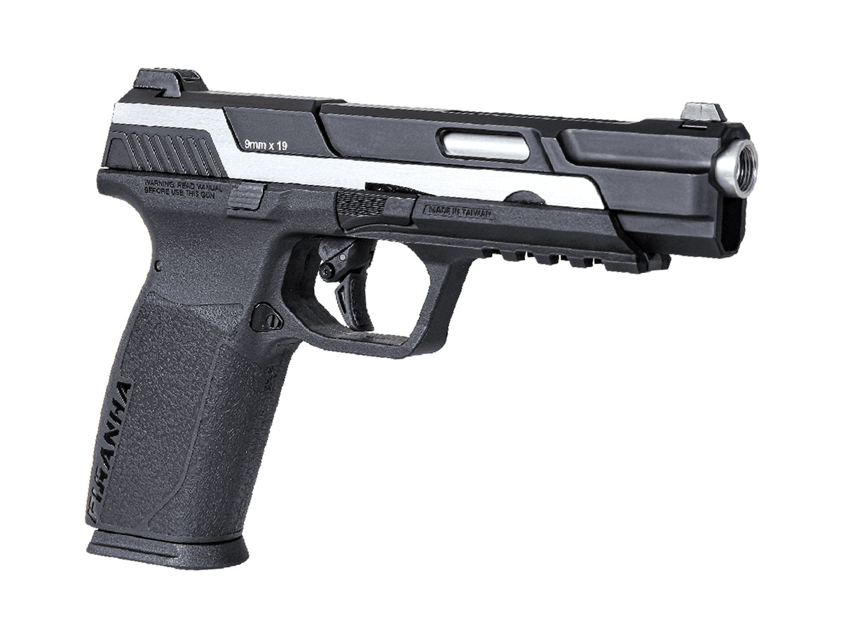 G&G Piranha MK I 가스 블로우백 에어소프트 권총.
