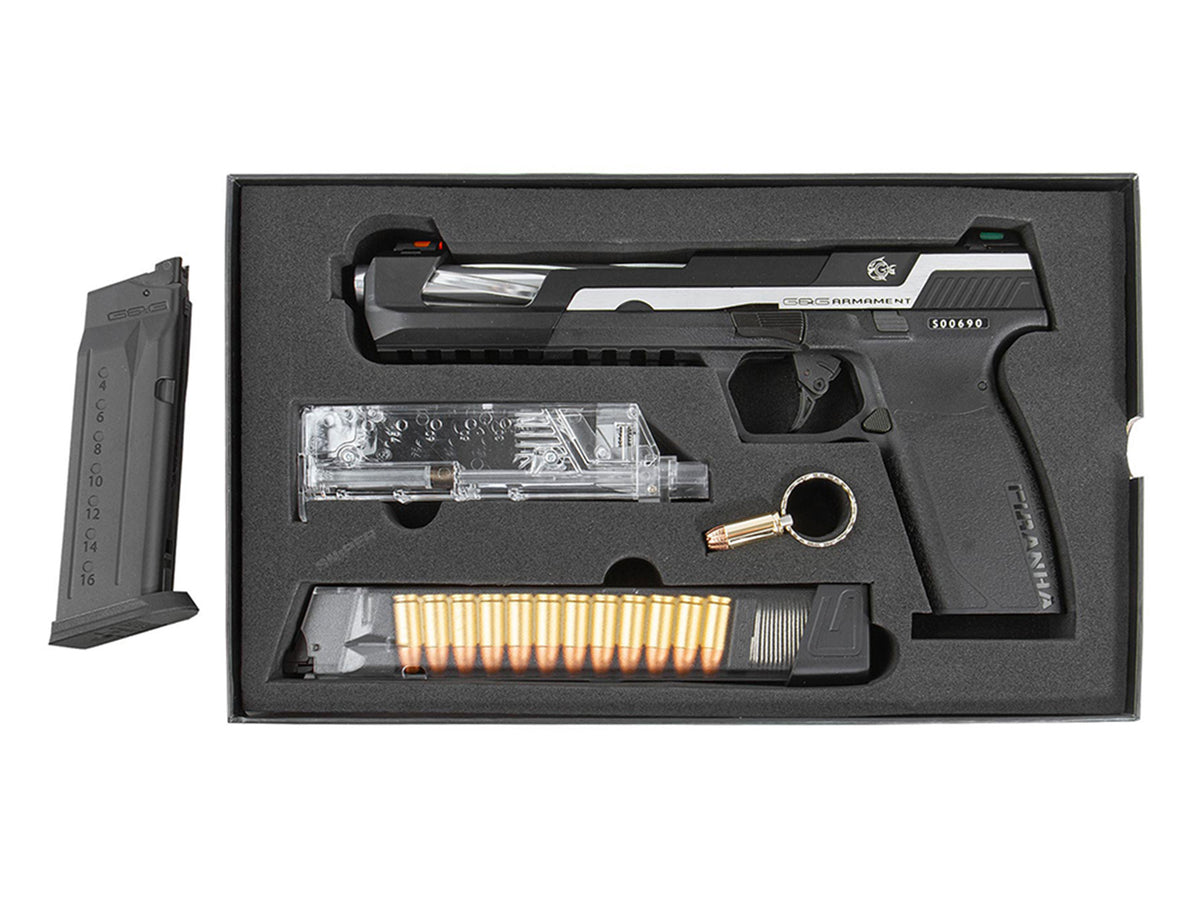 G&G Piranha SL Gas Blowback Airsoft Pistol.