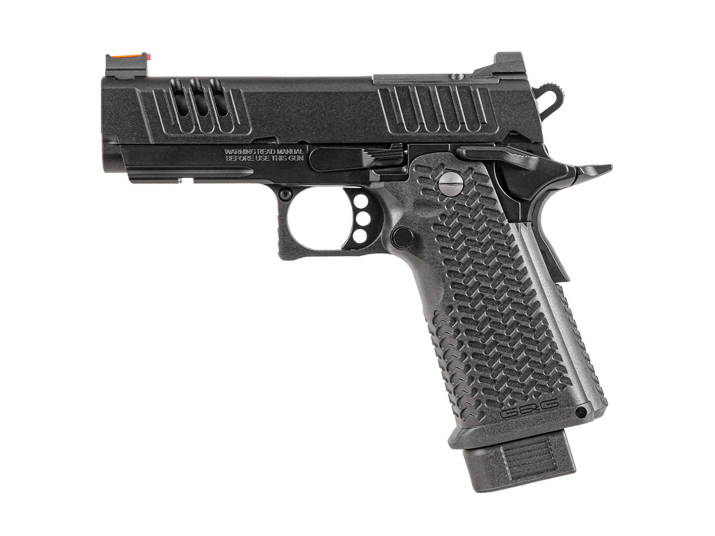 G&G STP45 PRO 7.4INCH Gas Blowback Airsoft Pistol.