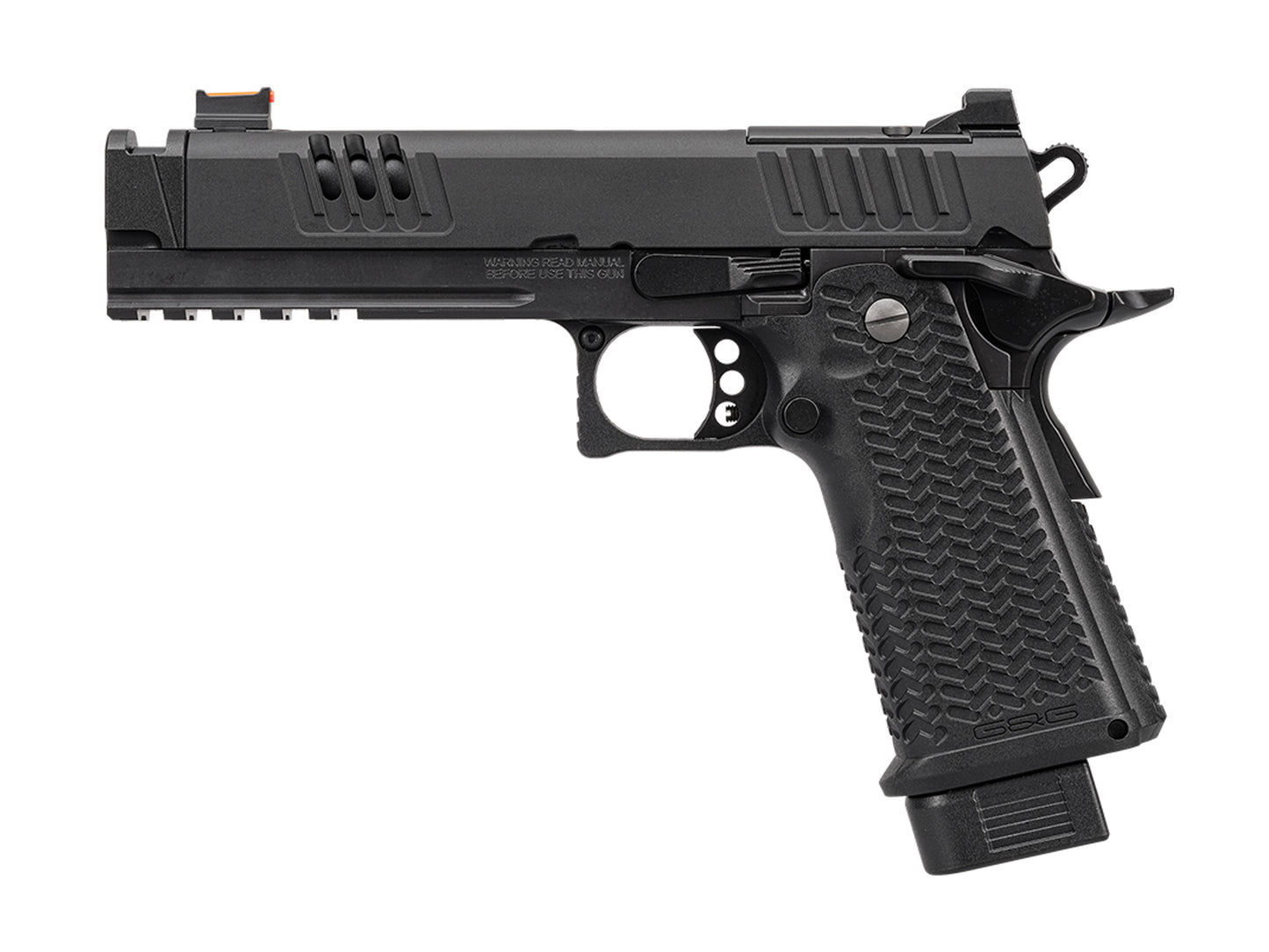 G&G STP45 PRO 8.7INCH Gas Blowback Airsoft Pistol.