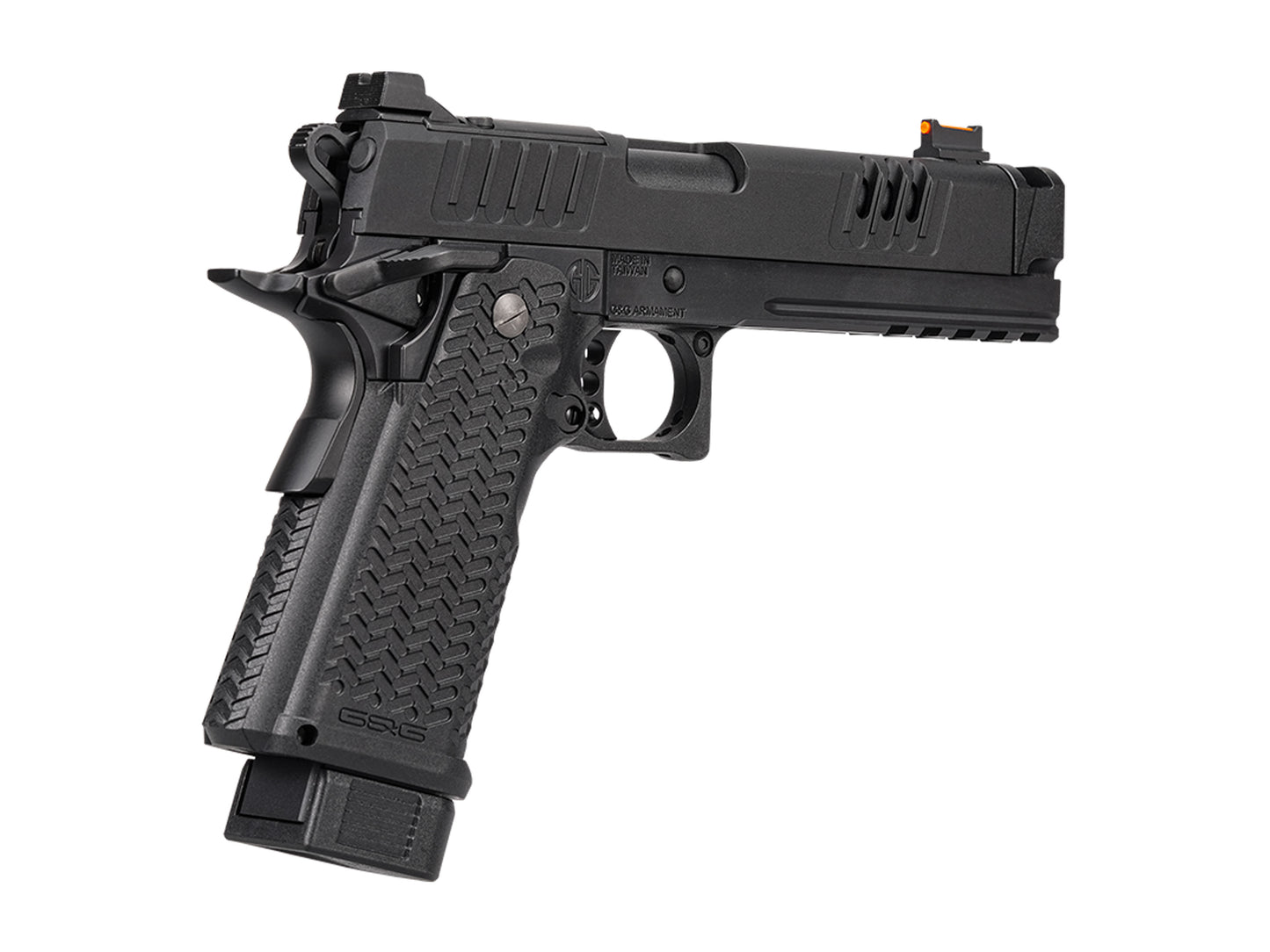G&G STP45 PRO 8.7INCH Gas Blowback Airsoft Pistol.