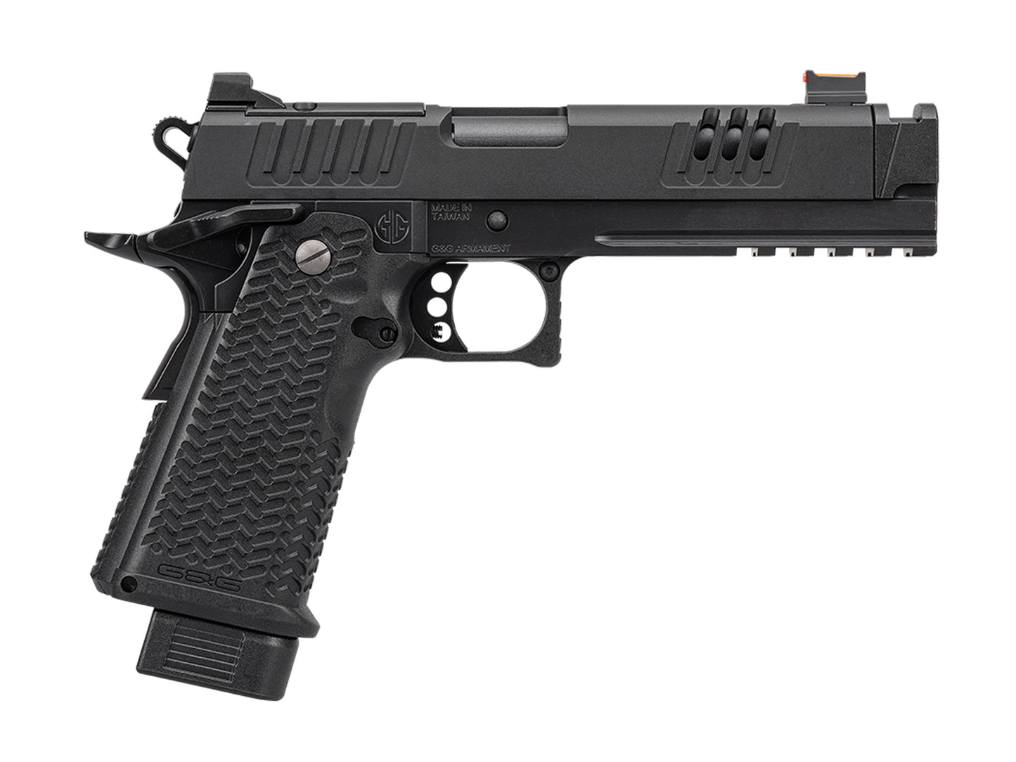 G&G STP45 PRO 8.7INCH Gas Blowback Airsoft Pistol.