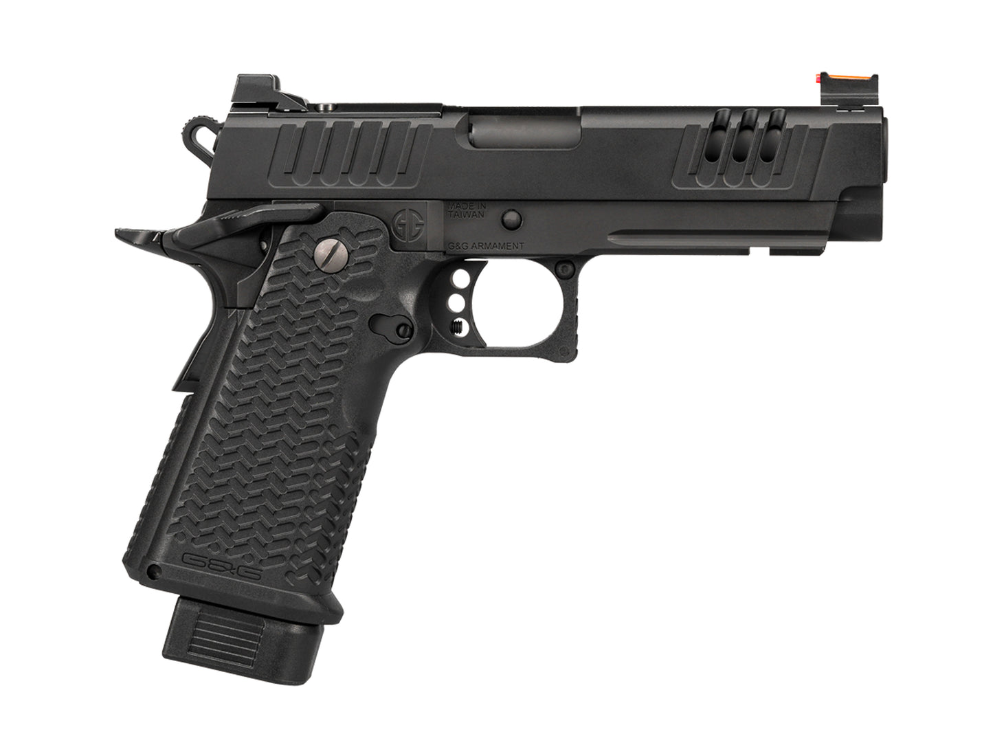 G&G STP45 PRO 8INCH Gas Blowback Airsoft Pistol.
