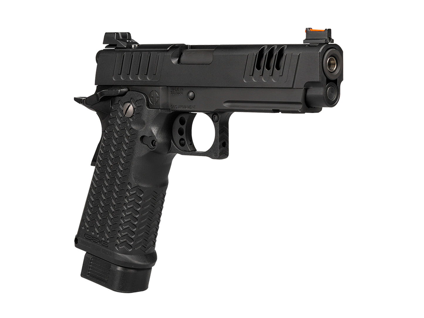 G&G STP45 PRO 8INCH Gas Blowback Airsoft Pistol.