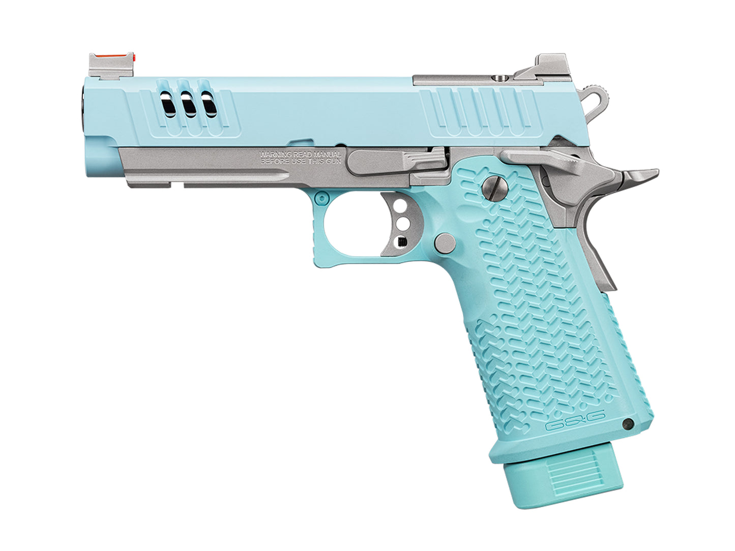 G&G STP45 PRO 8INCH Gas Blowback Airsoft Pistol.