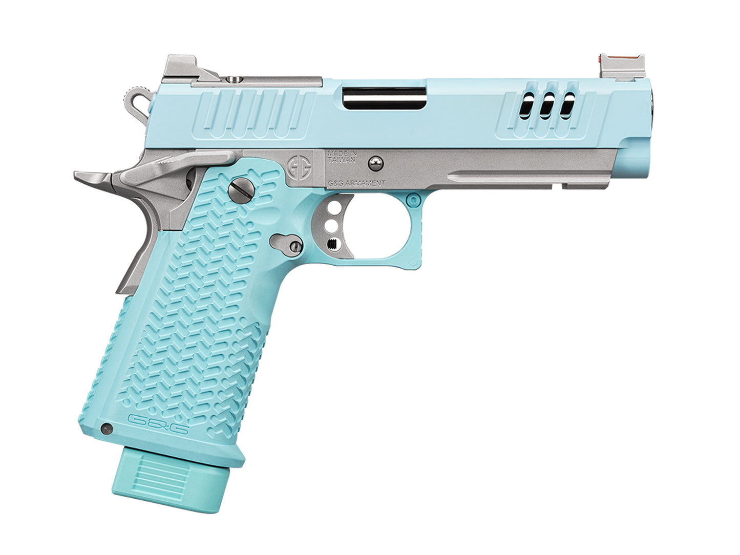 G&G STP45 PRO 8INCH Gas Blowback Airsoft Pistol.