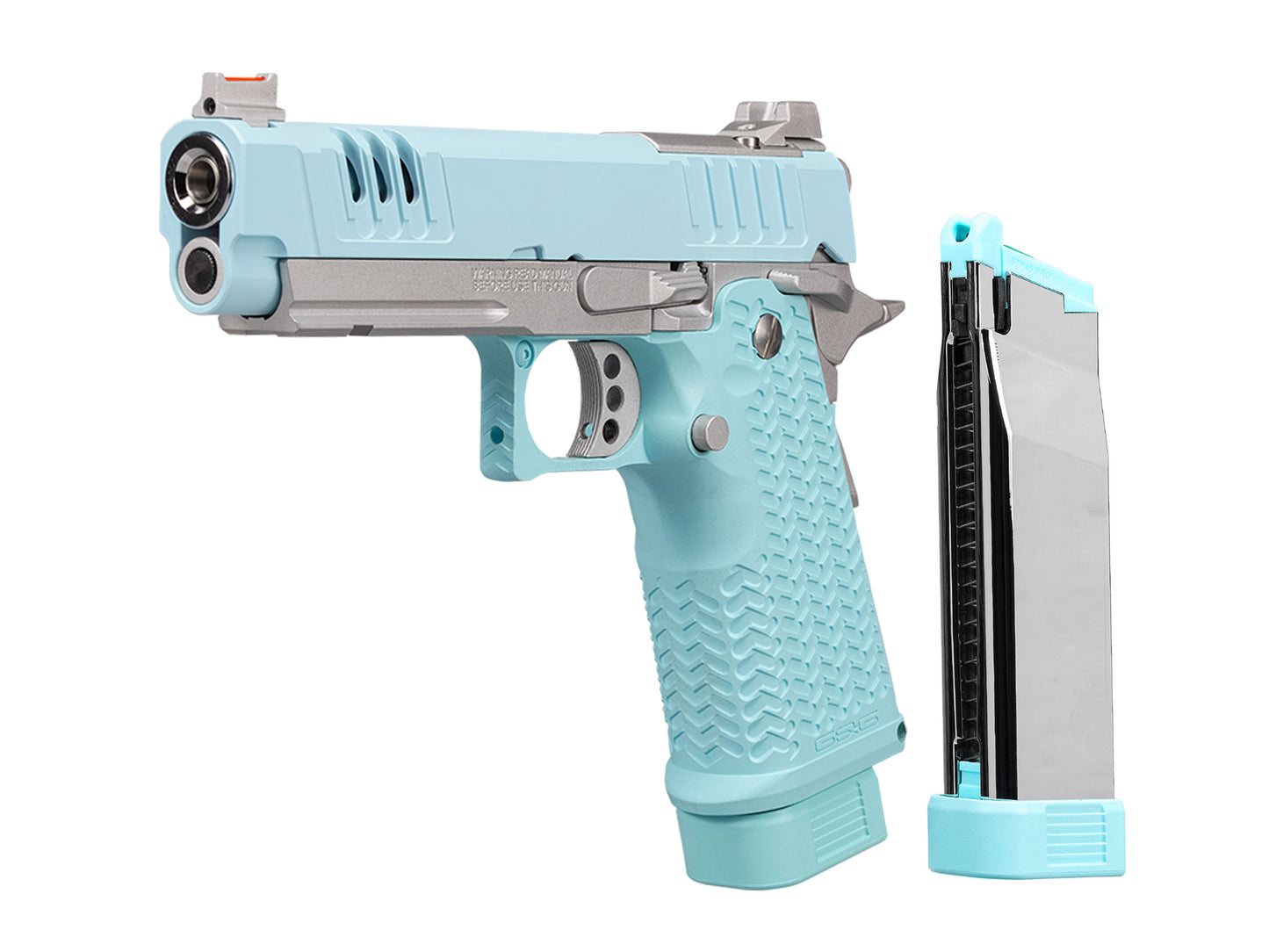 G&G STP45 PRO 8INCH Gas Blowback Airsoft Pistol.