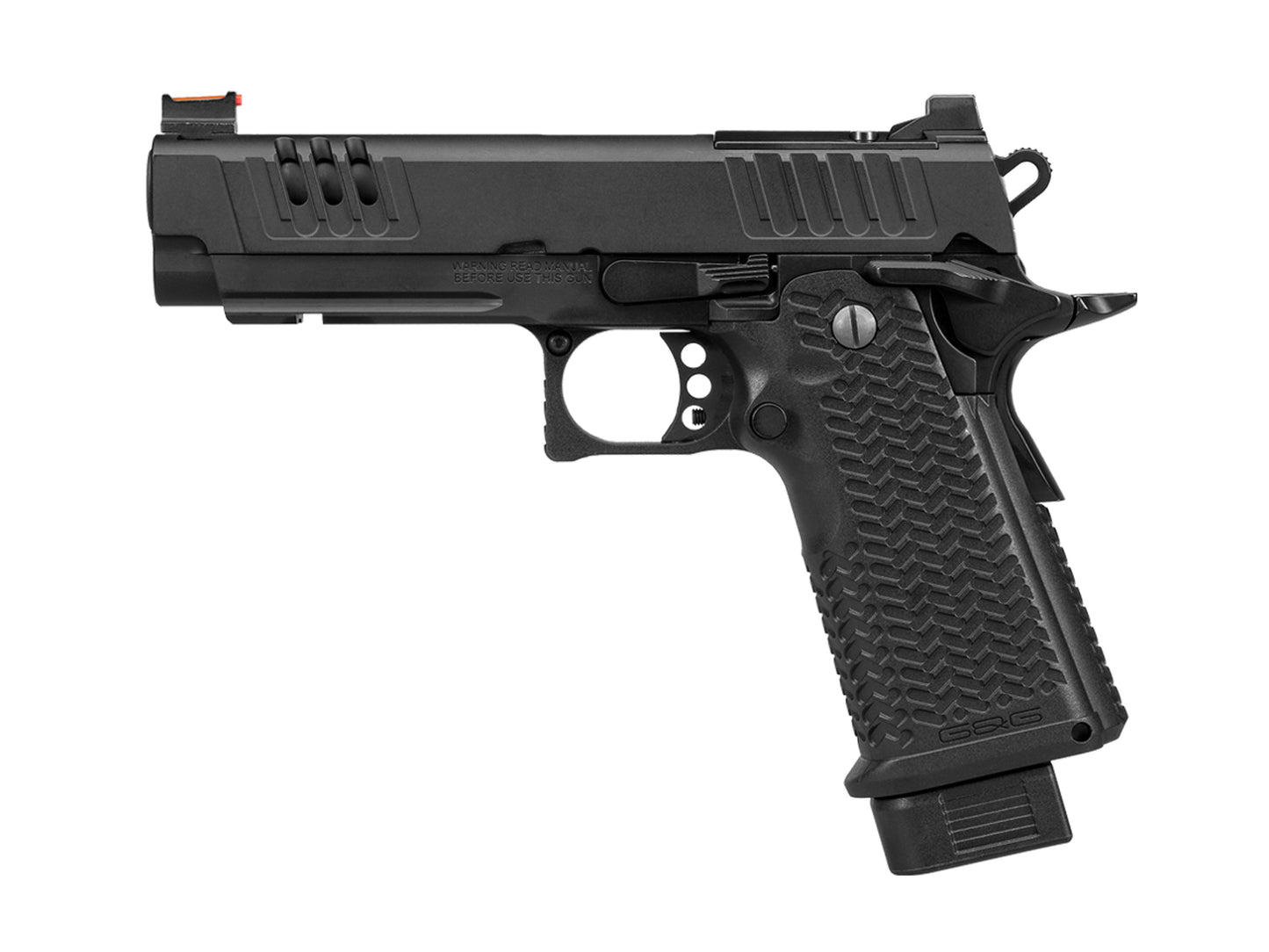 G&G STP45 PRO 8INCH Gas Blowback Airsoft Pistol.