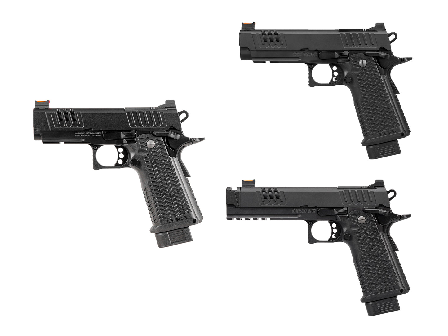 G&G STP45 PRO 7.4INCH Gas Blowback Airsoft Pistol.