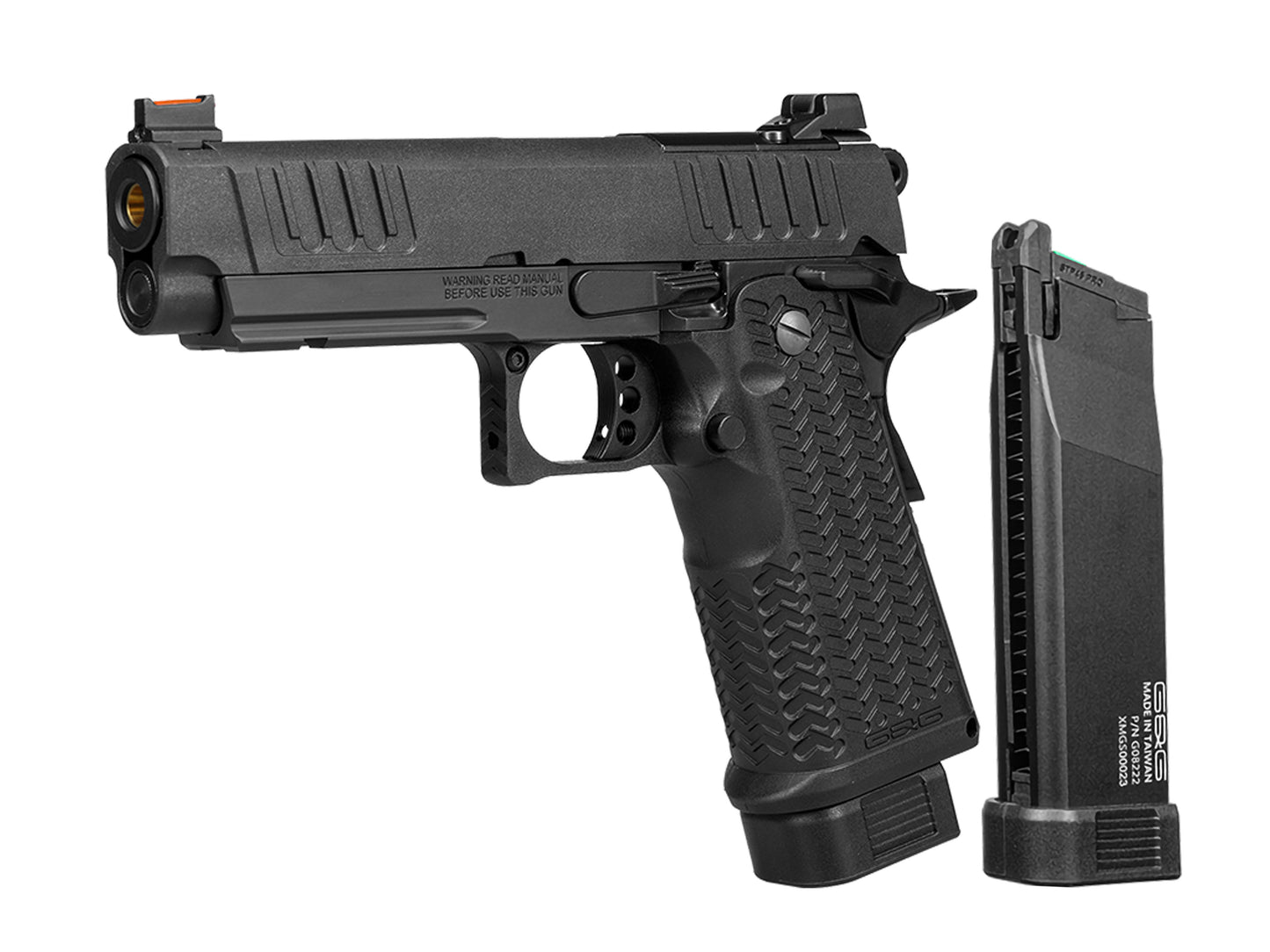 G&G STP45 Series Gas Blowback Airsoft Pistol.