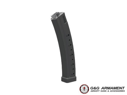 G&G TGM R5 / MP5 シリーズ 電動ガン用 F.C.C.M Windowed 130発 スペアマガジン.