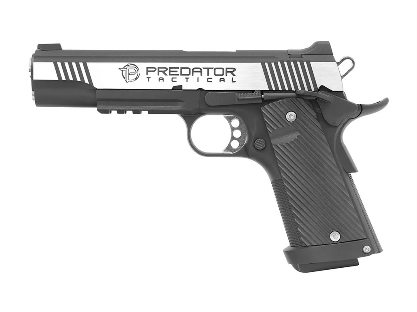 KING ARMS Predator Tactical Shrike 1911 Rail ガスブローバック ハンドガン.