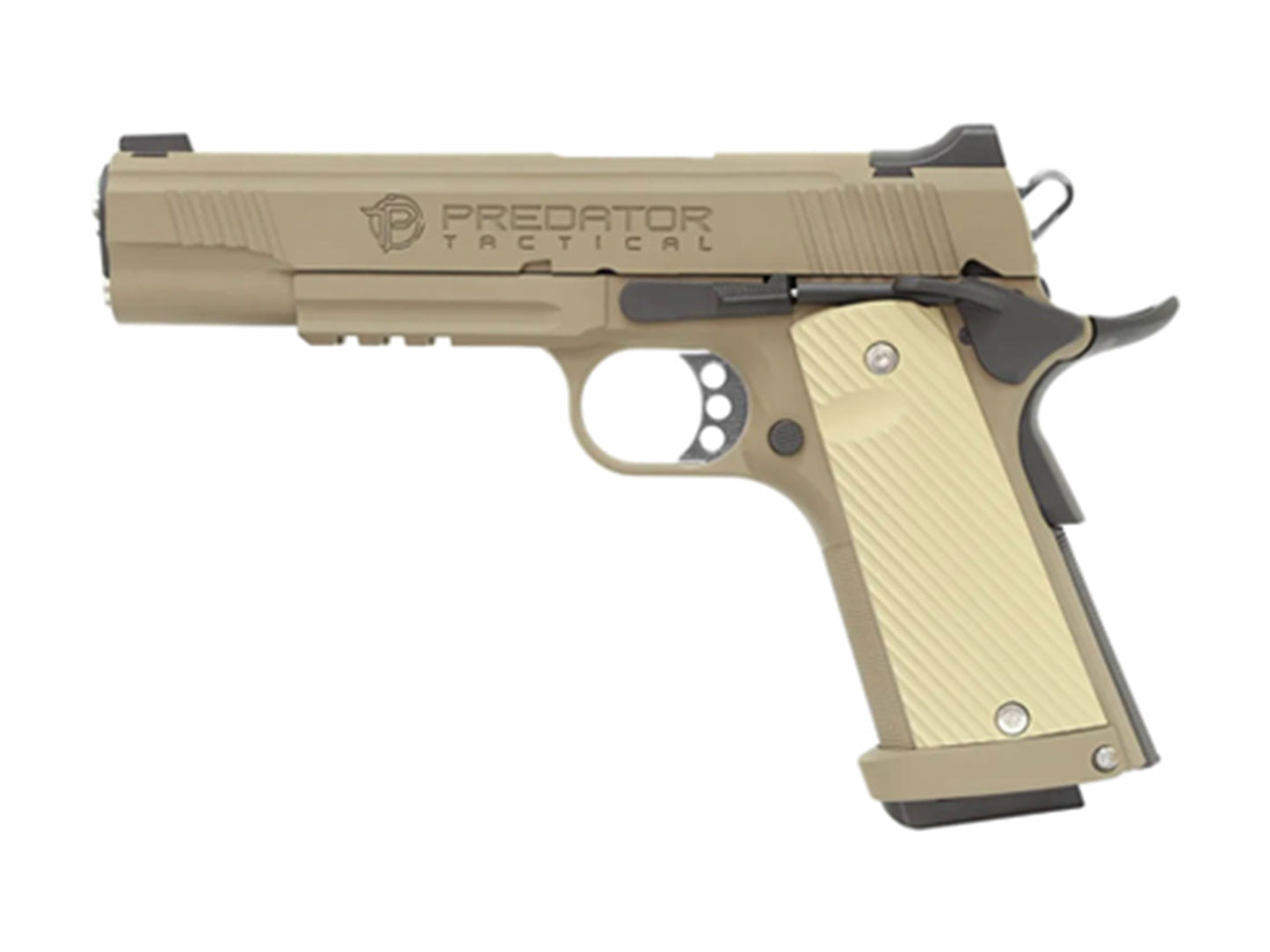 KING ARMS Predator Tactical Shrike 1911 Rail ガスブローバック ハンドガン.