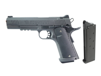 KING ARMS Predator Tactical Shrike 1911 Rail ガスブローバック ハンドガン.