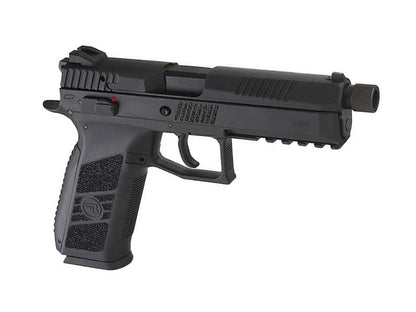 KJ WORKS CZ P-09 Duty Gas Blowback Airsoft Pistol. (Threaded Barrel Version)