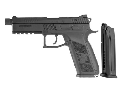 KJ WORKS CZ P-09 Duty Gas Blowback Airsoft Pistol. (Threaded Barrel Version)
