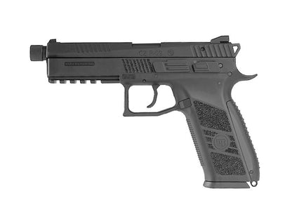 KJ WORKS CZ P-09 Duty Gas Blowback Airsoft Pistol. (Threaded Barrel Version)